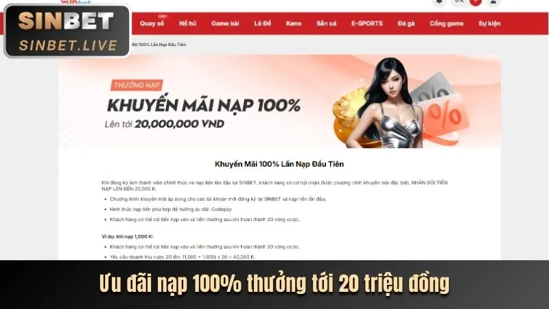 Khuyến mãi hoàn trả cao